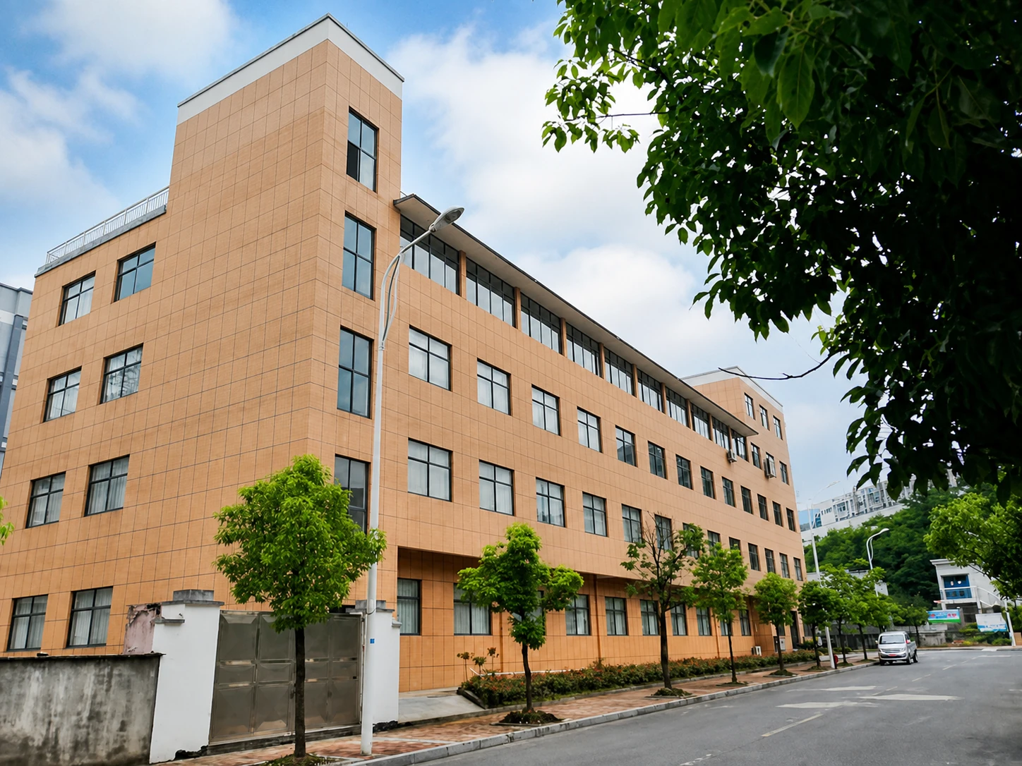 Production building exterior
