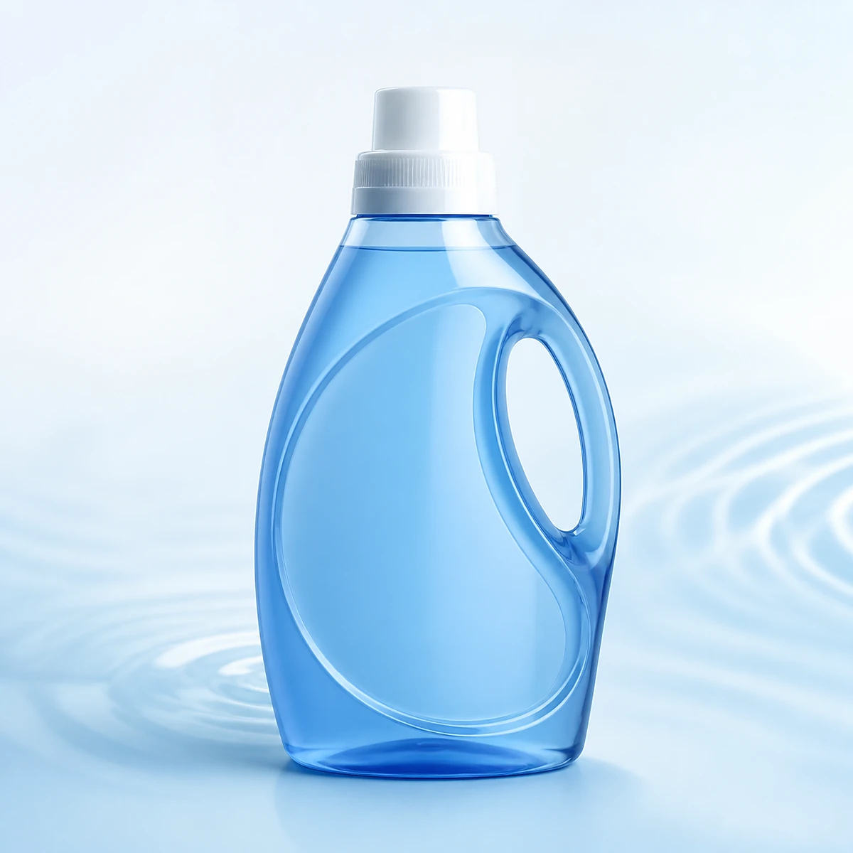 Custom Translucent Blue Bottle